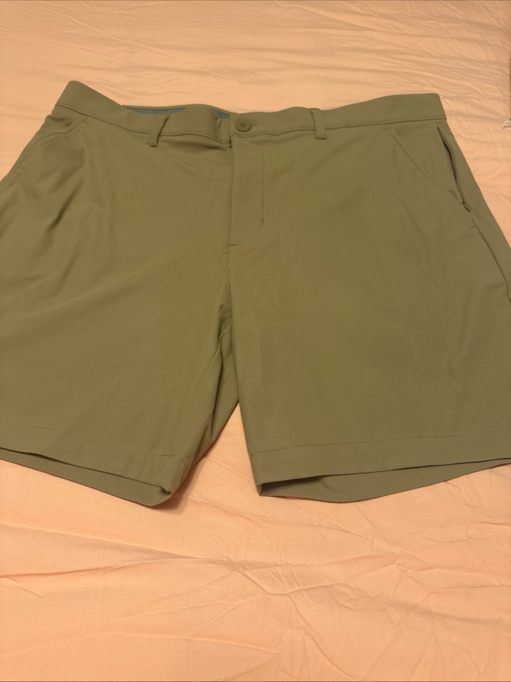 Kohl's Olive Green Men's Flat-Front Shorts